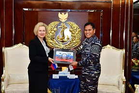 Meeting with the Chief of Staff of the Indonesian Navy Mr Muhammad Ali Meeting with the Chief of Staff of the Indonesian Navy Mr Muhammad Ali
